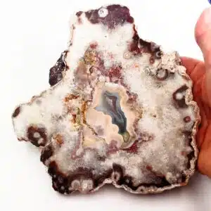 AGATE DE PATAGONIE- Belle Plaque polie de 290 grammes