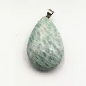 AMAZONITE montée en pendentif - Forme ovale