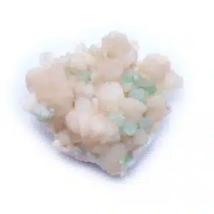 APOPHYLLITE verte (fluorapophyllite) sur Stilbite - Incroyable cluster de Cristal naturel de 710 grs