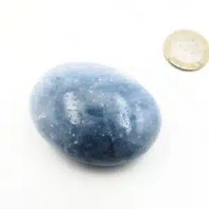 CALCITE BLEUE - Beau galet de 80 grs