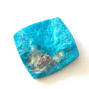CAVANSITE - Cabochons taille carrée (mi poli/mi brut) - 22 Cts environ - Montage bijoux