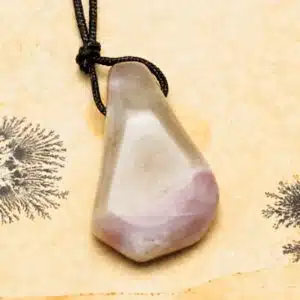 GRENAT ROSE et VERT (Hydrogrossulaire) - Montée En Pendentif - Forme libre