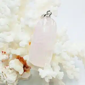 KUNZITE - Joli Cabochon monté en pendentif