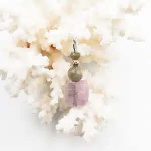 SOMMEIL et PROTECTION - Pendentif Création avec mix de perles Kunzite, Labradorite n de pendentif