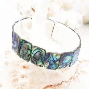 NACRE et ABALONE - Bracelet plaques