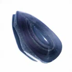 OBSIDIENNE ŒIL CELESTE - Beau galet semi poli / brut de 223 grs