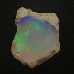 OPALE PRECIEUSE ARC EN CIEL Brute (Welo - Ethiopie) - Belle opale aux reflets jaune, vert