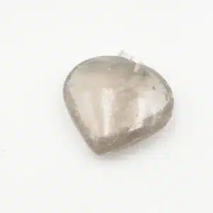 QUARTZ ENFUME - Joli pendentif coeur