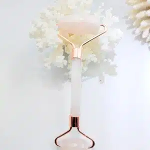 QUARTZ ROSE - Rouleau de massage double