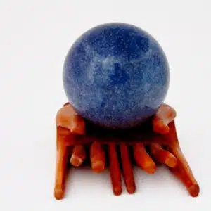 Aventurine BLEU (avec des inclusions lazurite) - Très belle sphère polie - 86 mm