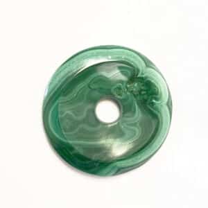 MALACHITE- Beau Donut de 2,5 cm de diamètre