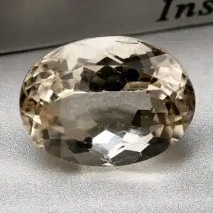 HELIODORE - Pierre facettée taille ovale - 5.85 cts -13X10X8 mm - Montage bijoux