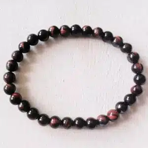 ŒIL DE TAUREAU -  Joli bracelet en perles de diamètre 6 mm