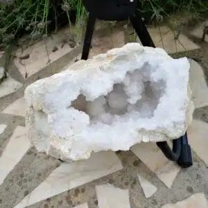 CRISTAL DE ROCHE du Maroc - Incroyable géode de 12,9 kg - retrait uniquement