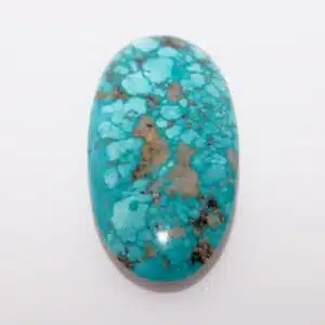 TURQUOISE PYRISEE d'Iran - Cabochon massif de forme ovale à monter en bijou - 22,9 grs