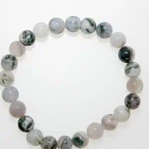 AGATE MOUSSE - Bracelet en perles de 8 mm