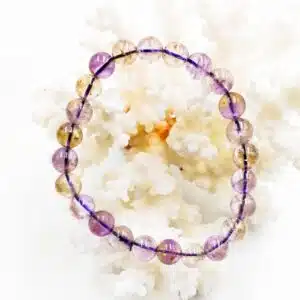 AMETRINE - Bracelet De Perles De Diamètre 8 Mm