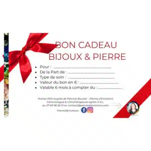 Carte Cadeau Bijoux / Pierres d'Emotions : de 20 à 200€