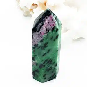RUBIS SUR ZOISITE (Anyolite) - Joli Prisme de 6 cm