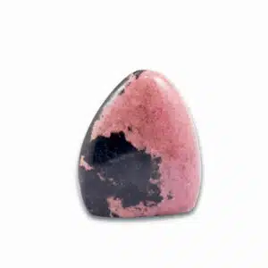 RHODONITE mix noir et rose  - Très jolie forme libre de 206 grs