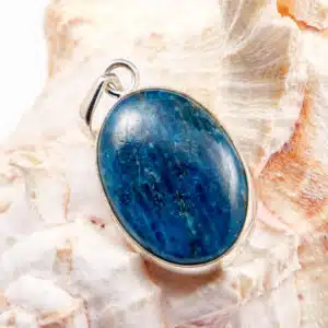 SHATTUCKITE- Très joli pendentif de forme ovale monté sur Argent 925/1000
