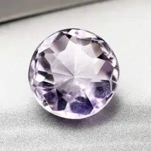 AMETHYSTE - Pierre facettée - Taille ronde - 5.05 CTS - 10X10X7mm - Montage bijoux - Collection