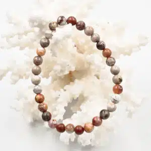 CORAIL FOSSILISE - Bracelet de 6 mm de diamètre