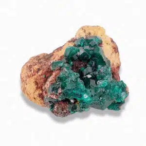 DIOPTASE - Très joli amas cristallin de 32 grs