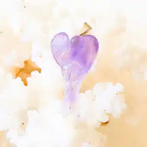 AMETHYSTE Brésil - Joli pendentif en forme d'Ange
