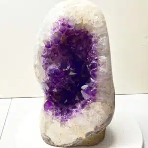 AMETHYSTE Uruguay - Incroyable géode à fond plat de 21,8 kg