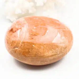 PIERRE DE LUNE Orange - Joli galet de 6 cm