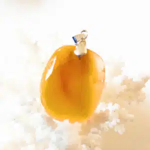 CORNALINE  - Joli pendentif rectangulaire