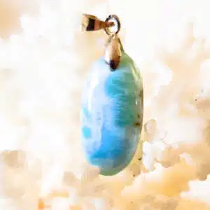 LARIMAR - Pendentif de forme ovale