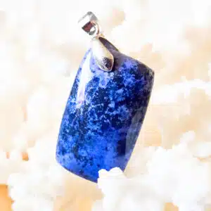 DUMORTIERITE - Pendentif rectangulaire