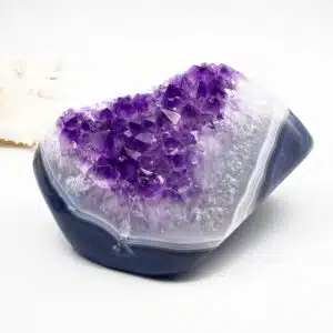 AMETHYSTE Uruguay avec Agate polie - Incroyable Druse de 2092 Grs