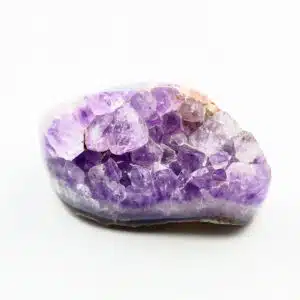 AMETHYSTE Brésil avec Agate polie - Druse de 433 Grs