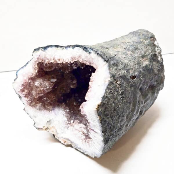 AMETHYSTE -QUARTZ à Rutile - Surprenante géode de - Pierres d'Émotions