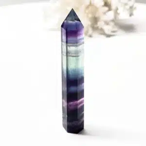 FLUORITE BANDE - Très beau Prisme de 7.5 cm