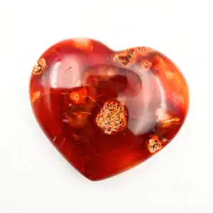 CORNALINE  - Magnifique cœur de 9,5 cm