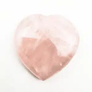 QUARTZ ROSE - Joli coeur de 7.5 cm