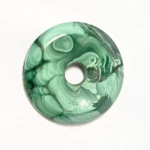 MALACHITE - Beau Donut de 2,5 cm de diamètre