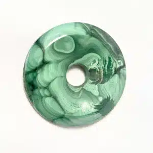 MALACHITE - Beau Donut de 2,5 cm de diamètre