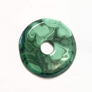 MALACHITE - Beau Donut de 3,5 cm de diamètre