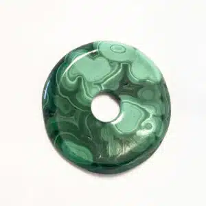 MALACHITE - Beau Donut de 3,5 cm de diamètre