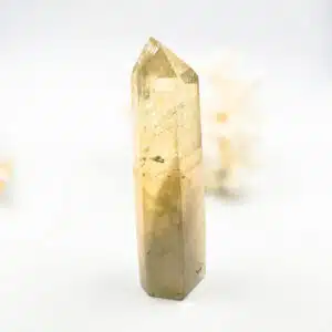 CITRINE - Beau prisme de cristal naturel de 277 grs et 13 cm